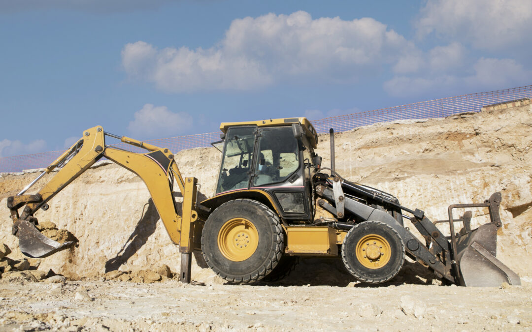 excavator digging